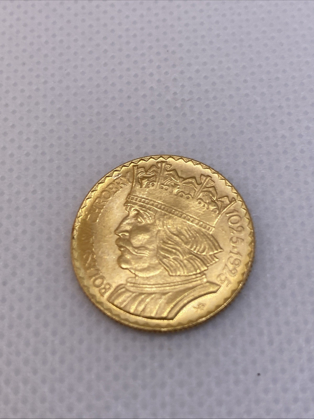 1925 Poland Gold 20 Zlotych Beautiful Gold Coin Uncirculated Minor Imperfections