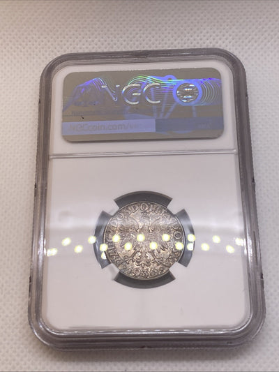 1936 Poland 2 Zlotych Gdynia Seaport Silver Coin NGC MS62 Beautiful Toning Rare