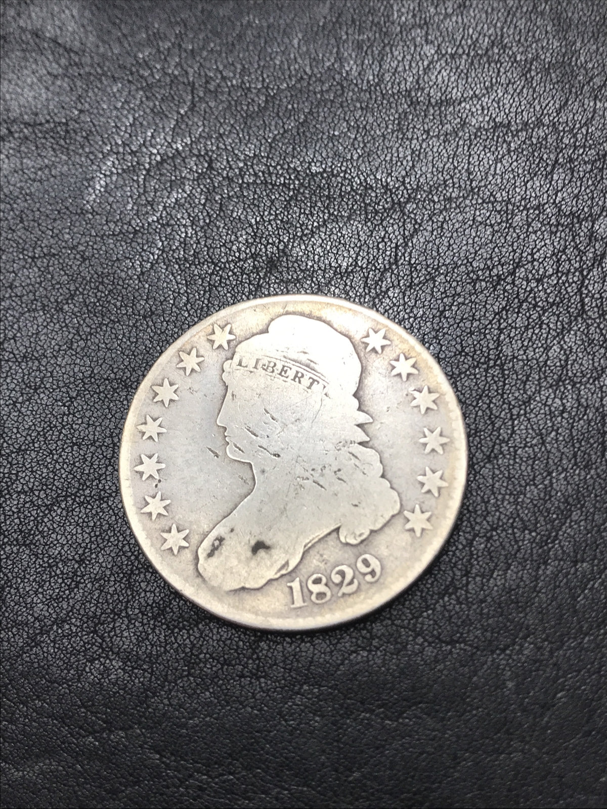 1829 Capped Bust Half Dollar 50C Silver Coin O-115 R-1 #E6851