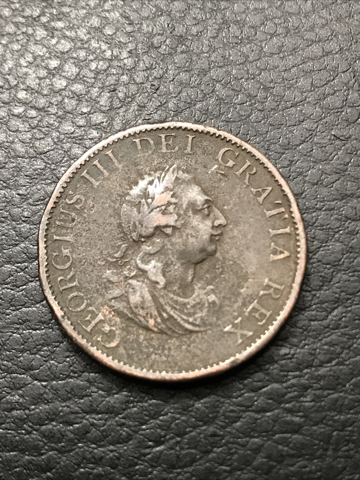 1799 Half Penny Britannia British George III Copper Coin #1799-GEWL