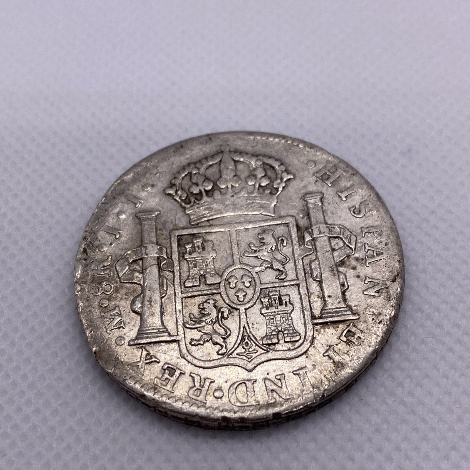 1813 JJ 8 Reals Silver Mexico Coin 8 R Silver Coin Ferdinand VII 7 #4367