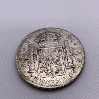1813 JJ 8 Reals Silver Mexico Coin 8 R Silver Coin Ferdinand VII 7 #4367