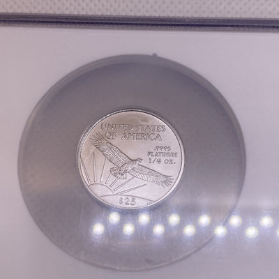 2006 Platinum Eagles, NGC MS 69 Early Releases 2 Coins Set 1/4 & 1/2  Unique Set