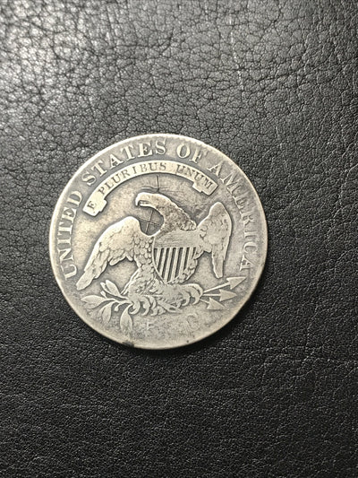 1829 Capped Bust Half Dollar 50c Lettered Edge Silver Coin #67844