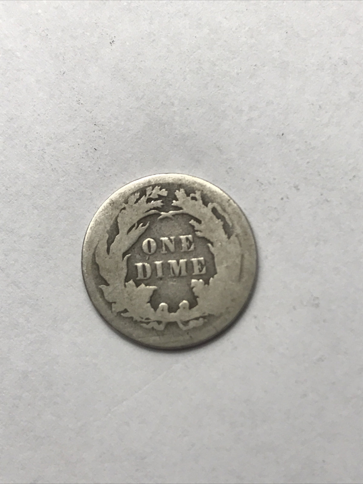 1891 Seated Liberty Dime Silver 90% Coin #BL91