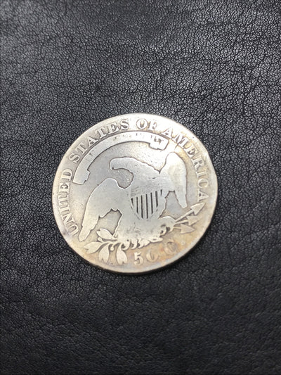 1829 Capped Bust Half Dollar 50C Silver Coin O-115 R-1 #E6851