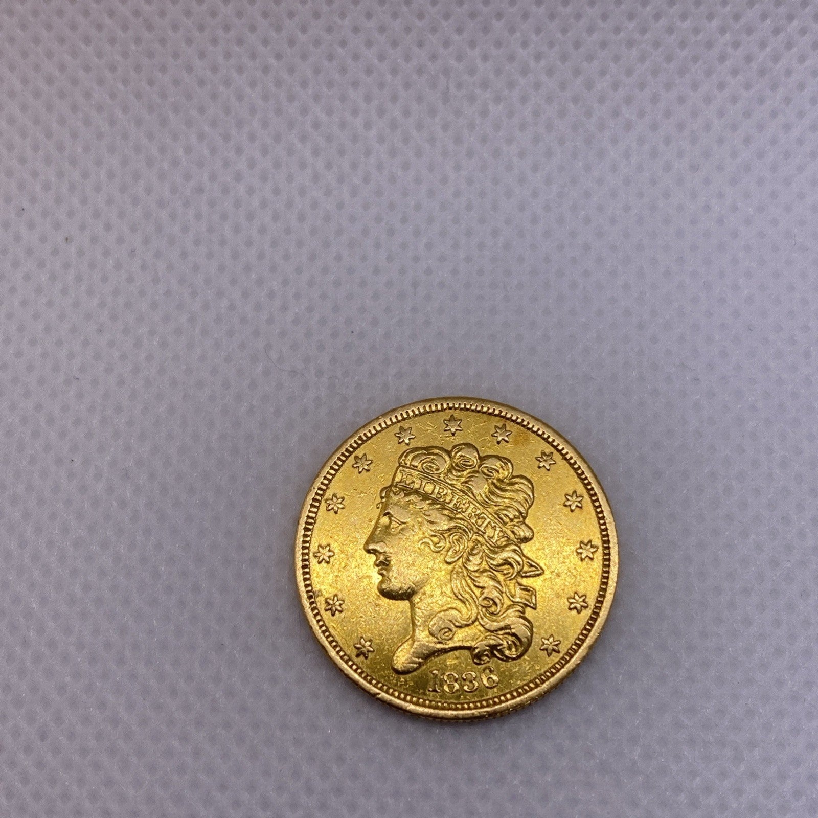 1836 $5 Gold Classic Head Half Eagle Great Looking Gold US Coin Beautiful #24561