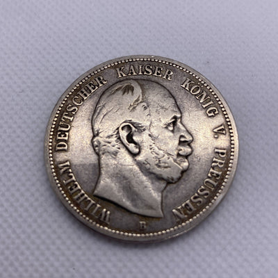 Germany, 5 Mark 1876 B - William I, Kingdom of Prussia, German States #2579