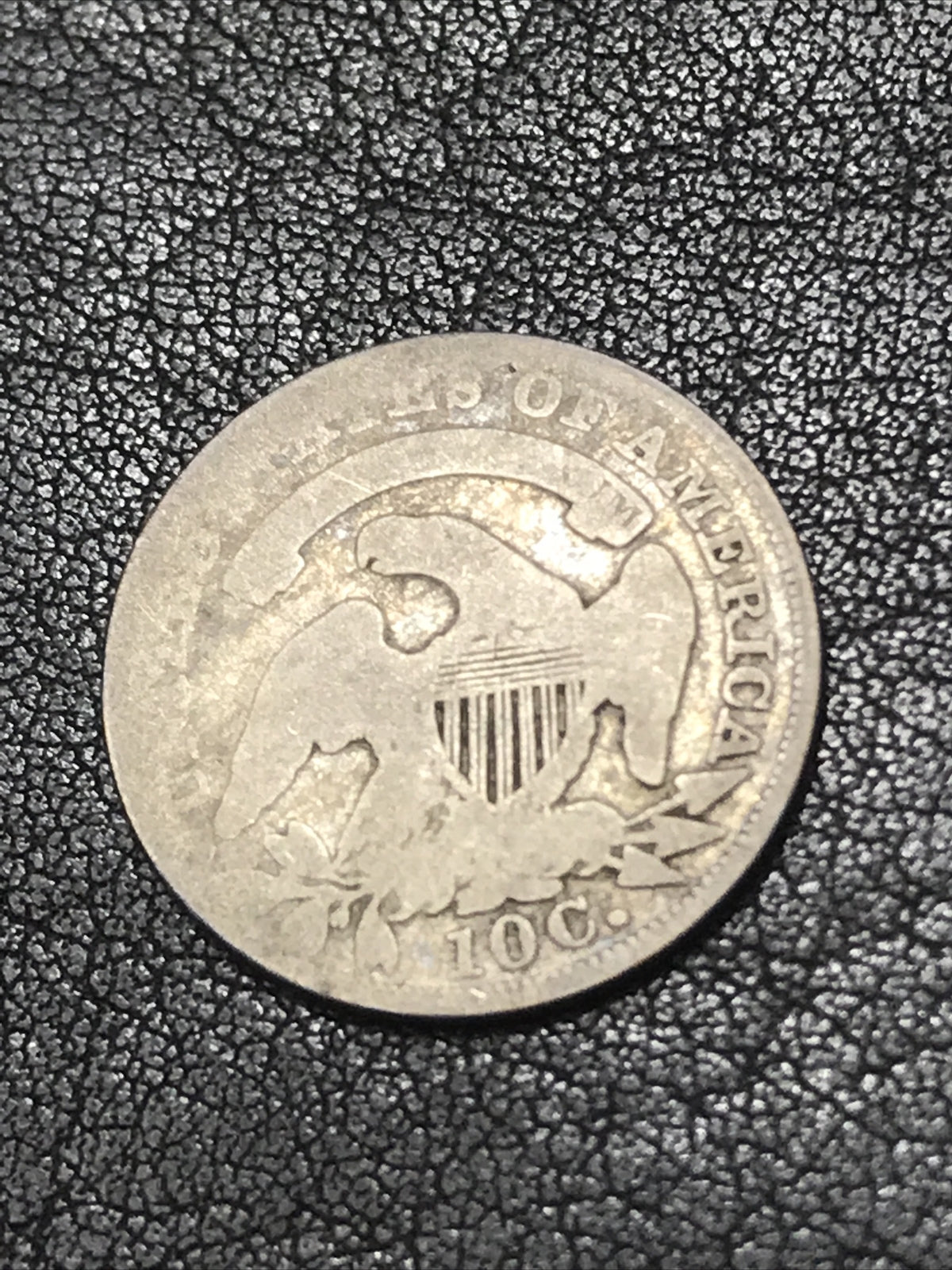 1836 Capped Bust Dime 10c Silver Coin JR-2 R-2 #47653
