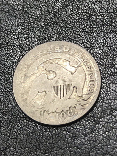 1836 Capped Bust Dime 10c Silver Coin JR-2 R-2 #47653