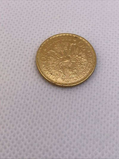 1925 Poland Gold 20 Zlotych Beautiful Gold Coin Uncirculated Minor Imperfections