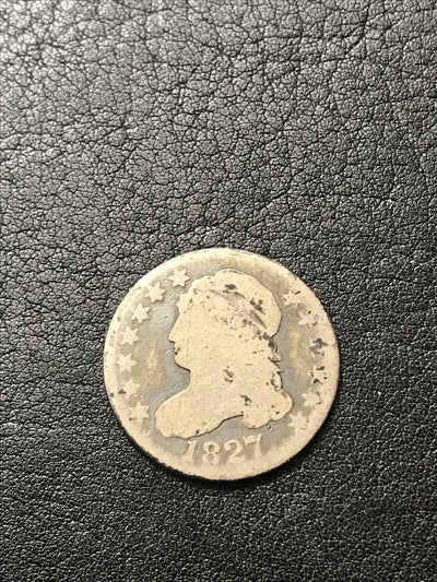1827 Dime Capped Bust 10C 1827-XG45
