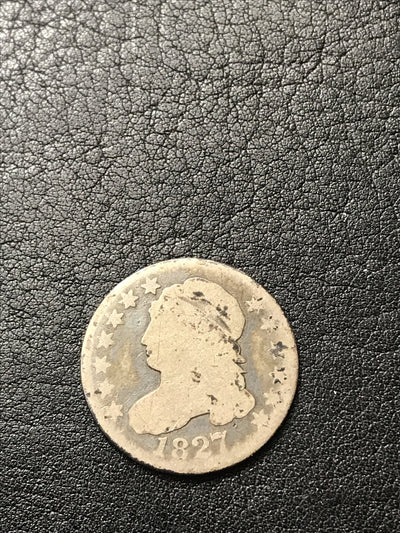 1827 Dime Capped Bust 10C 1827-XG45