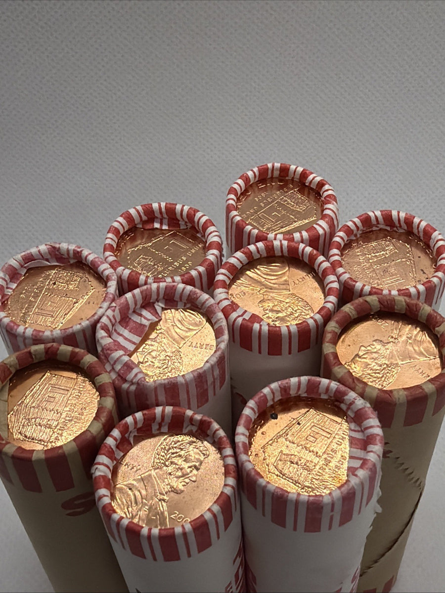 2009 P Log Cabin Ten Rolls See Description For Exact Info ESTATE SALE Unsearched