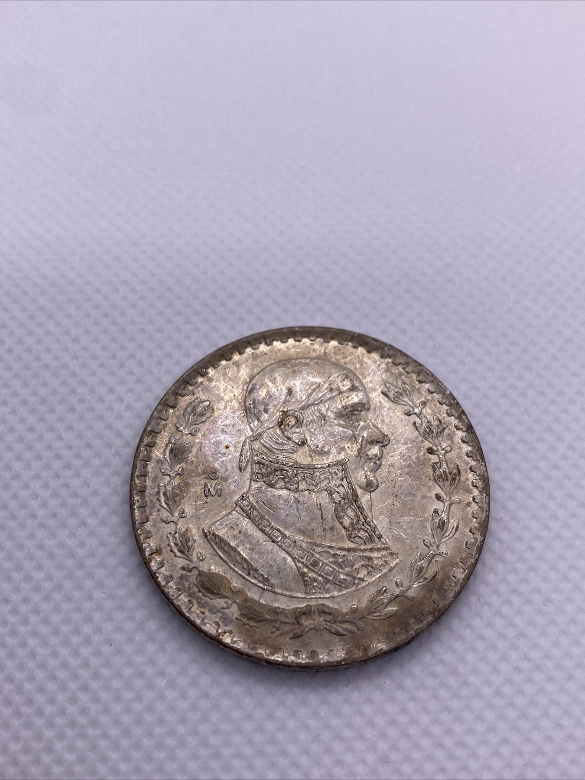 1962 MEXICO UN Peso One Peso Silver w/ Morelos Mexican Silver Coin