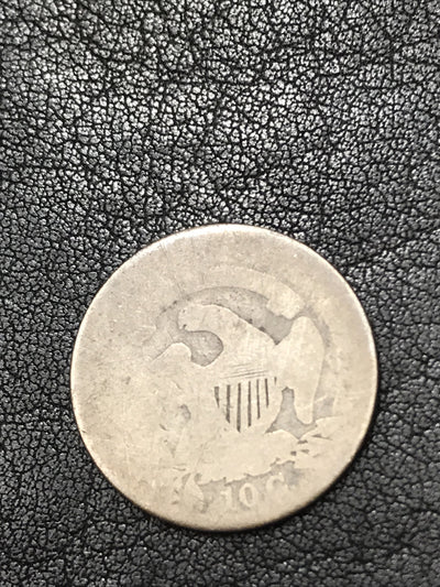 1830 Capped Bust Dime Silver 10c JR-7 R-4 Rare #7321