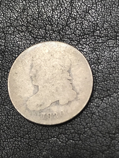 1830 Capped Bust Dime Silver 10c JR-7 R-4 Rare #7321