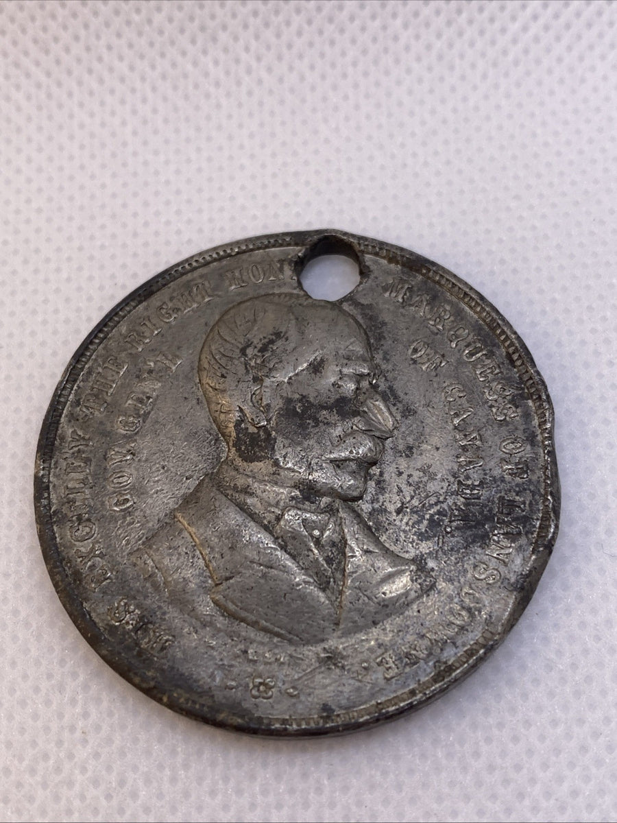 1834-1884 Marquess of Lansdowne Gov General Of Canada Toronto Medal RARE