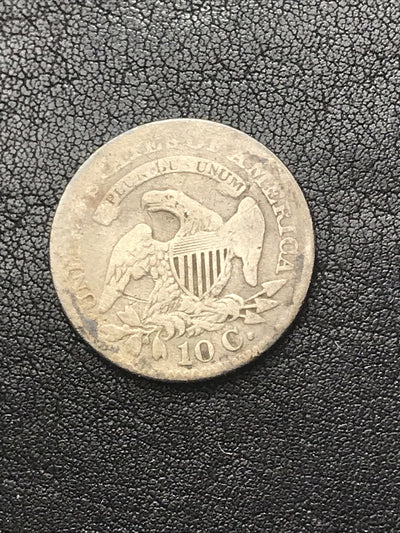 1827 10c Capped Bust Silver Dime JR-5 R-3 RARE #RR325