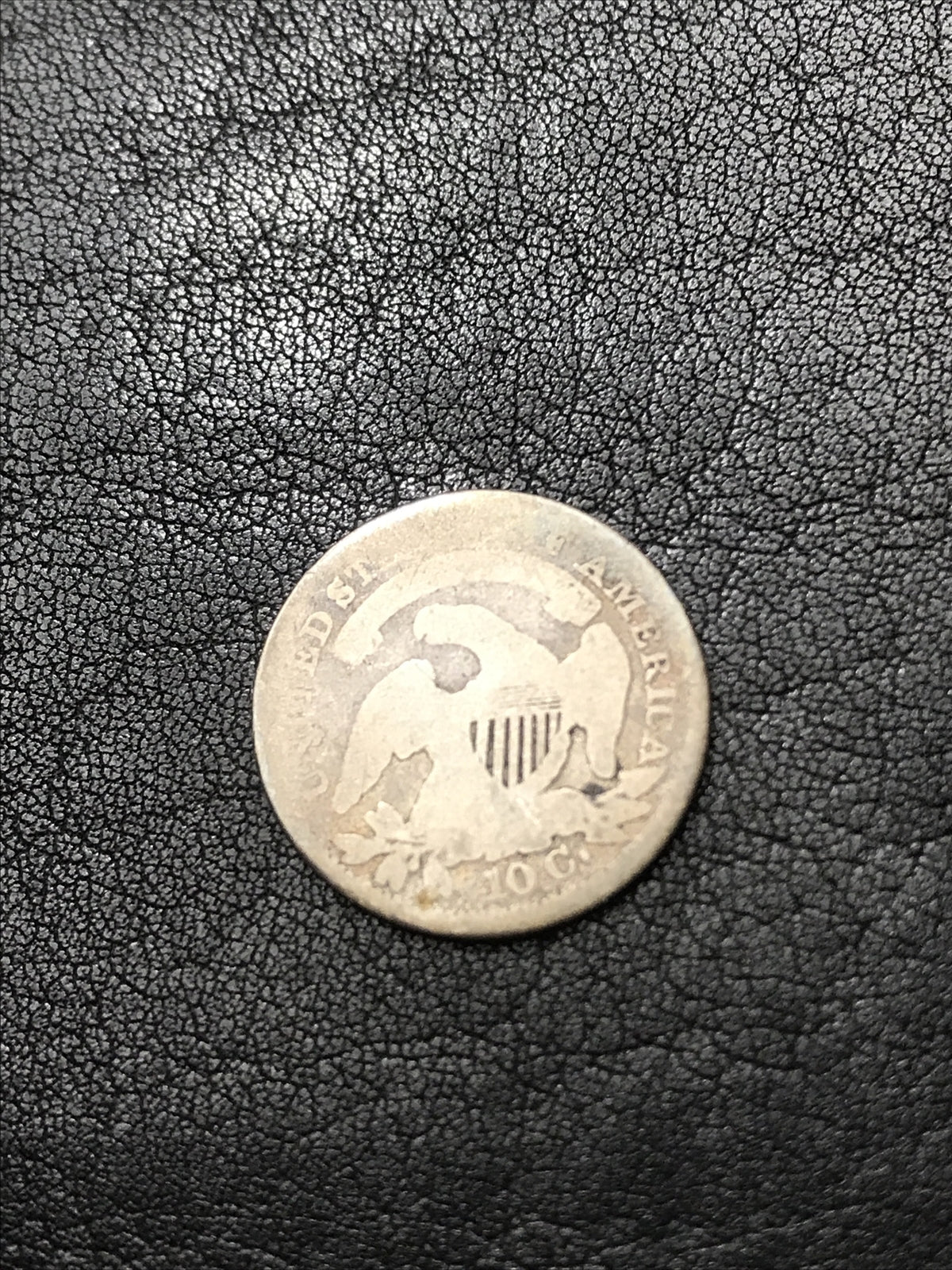 1837 Capped Bust Dime Silver 10c Coin #WR636