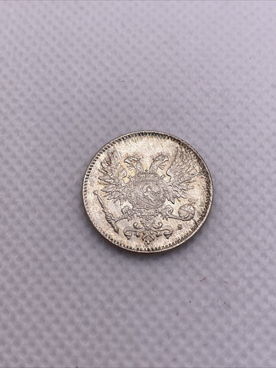 1917 S Finland 50 Pennia With Crown Grand Duchy #552-10