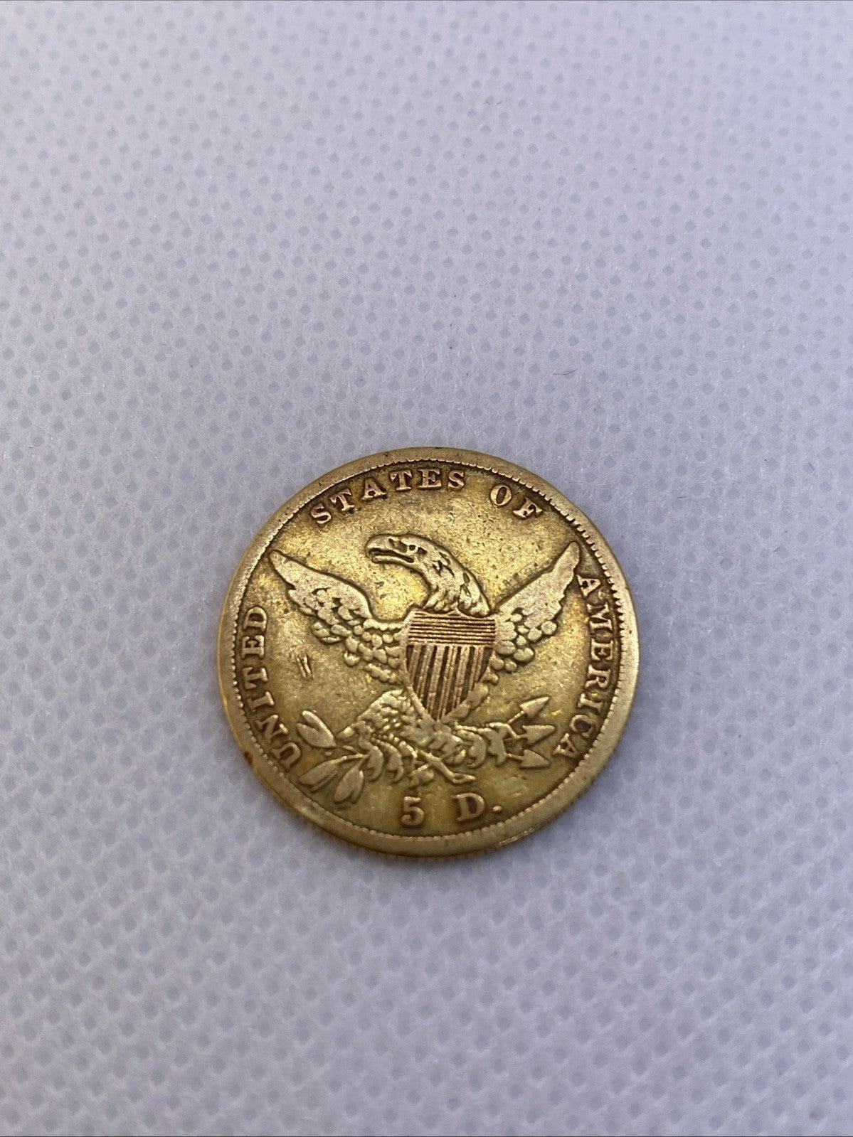 1836 Classic Head Half Eagle $5 #8287