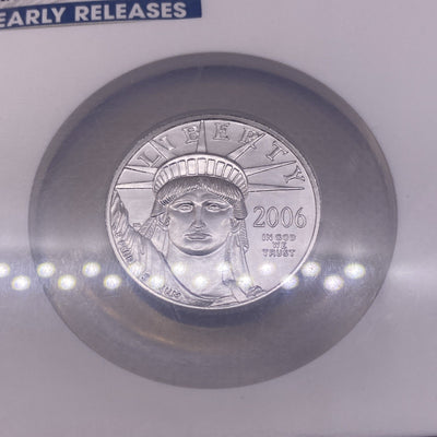 2006 Platinum Eagles, NGC MS 69 Early Releases 2 Coins Set 1/4 & 1/2  Unique Set