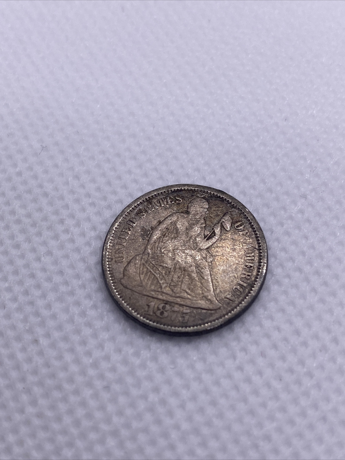 1875 Seated Liberty Silver Dime Great Condition #24849