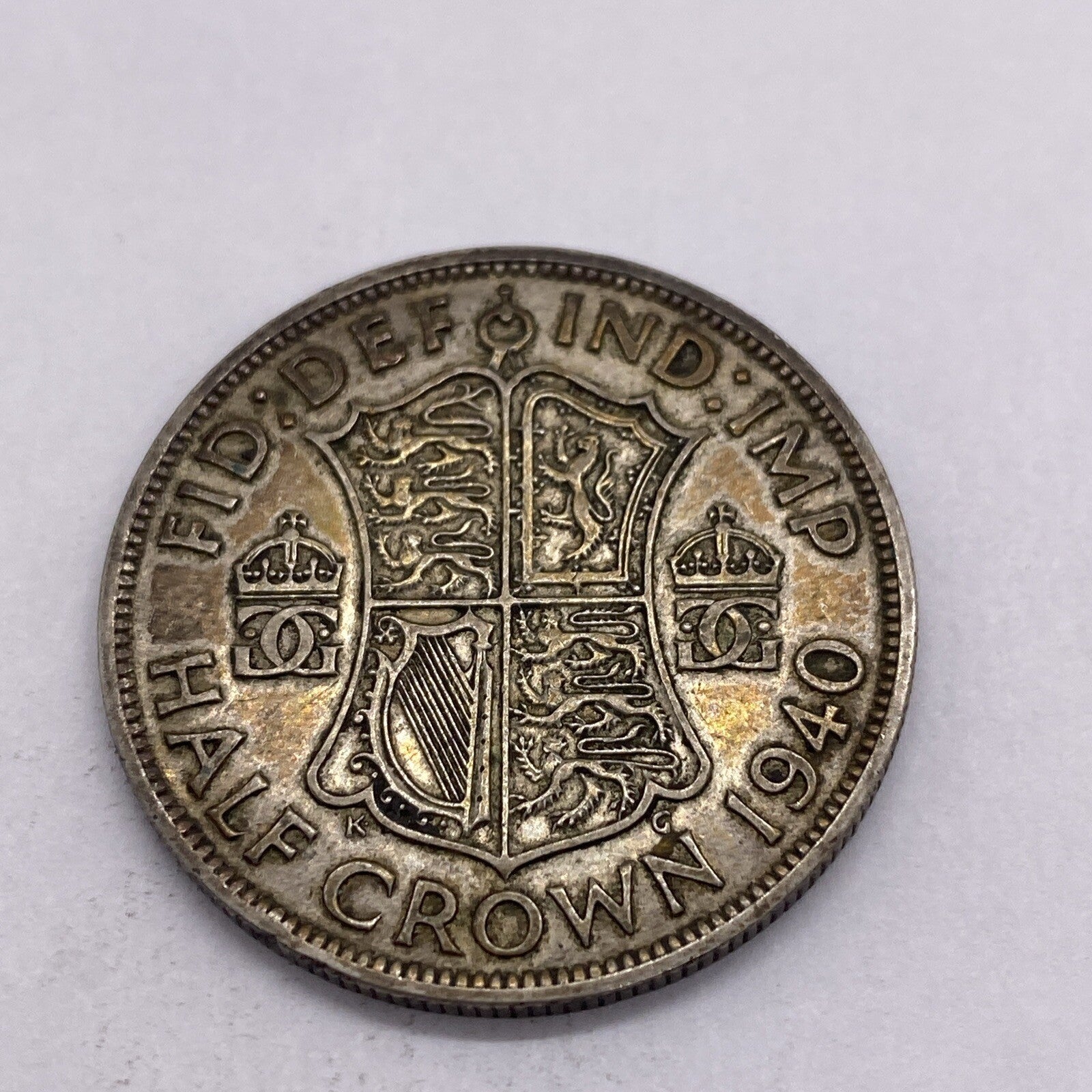 Great Britain, Half Crown 1940 silver coin #4322-10