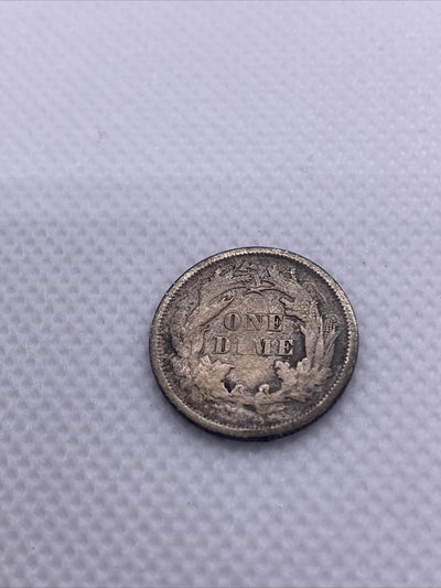 1875 Seated Liberty Silver Dime Great Condition #24849