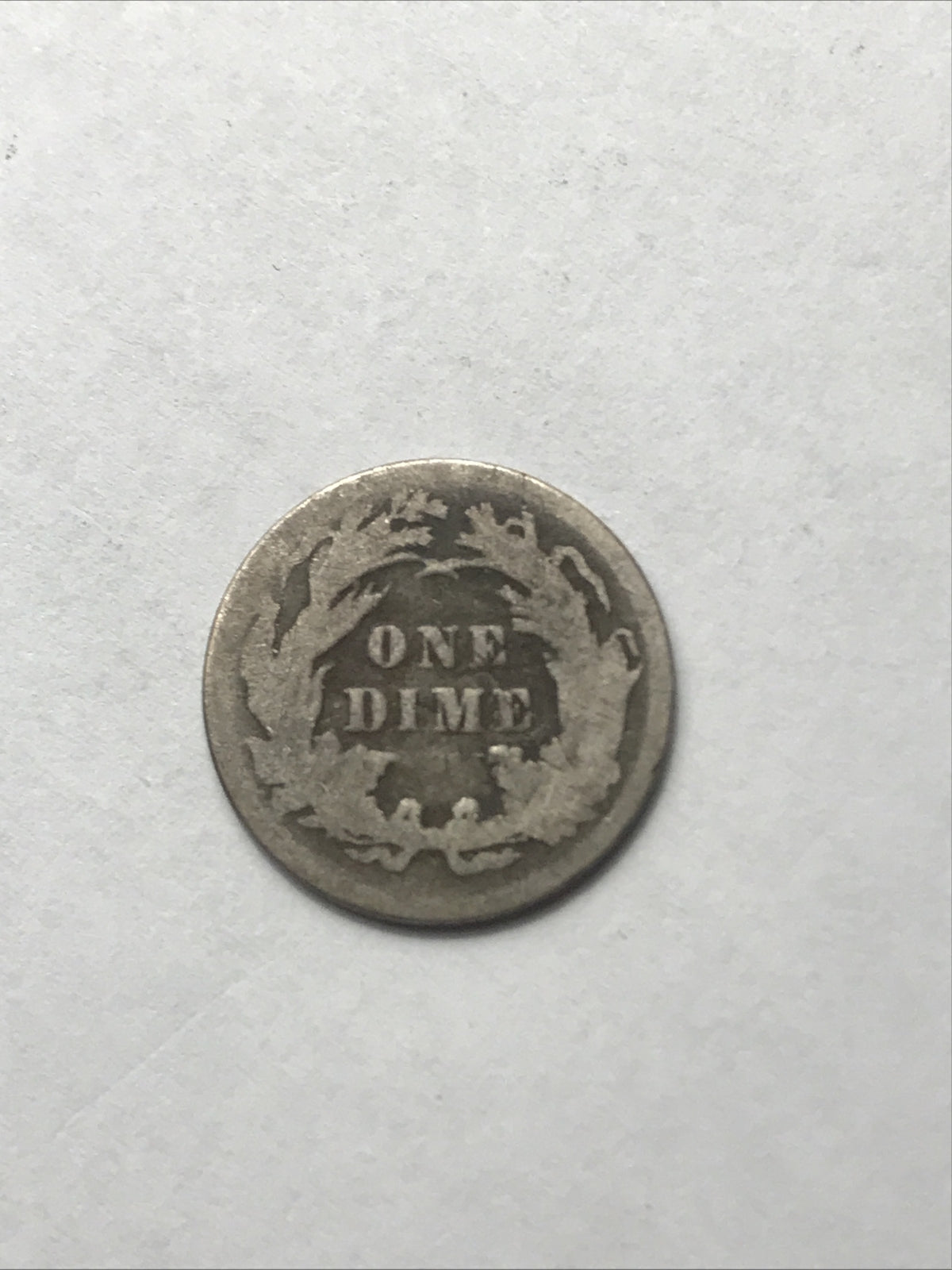 1891 Seated Liberty Dime 10C 90% Silver Coin #NN4960