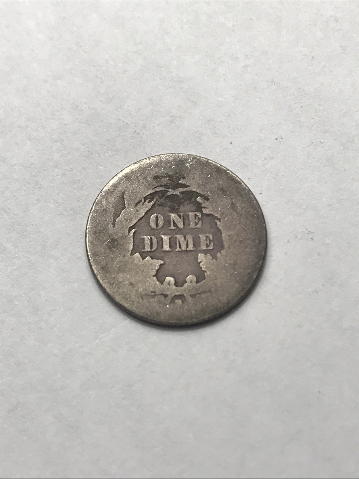 1876 S Seated Liberty Dime 10c Great Coin #HY87