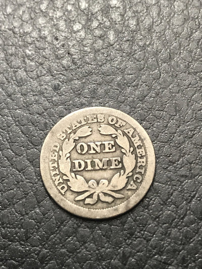 1856 Seated Liberty Dime Small Date