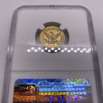 1846 $2.50 Liberty Gold Quarter Eagle AU Details NGC Key Date VERY RARE
