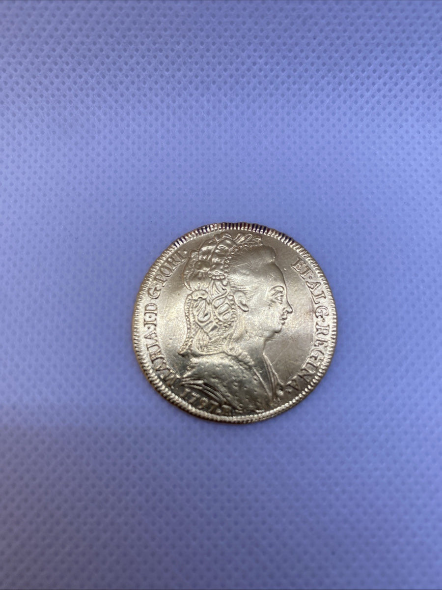 1797 R 6400 Reis Gold Coin Rio de Janeiro Mint Rare Beautiful Brazil Coin