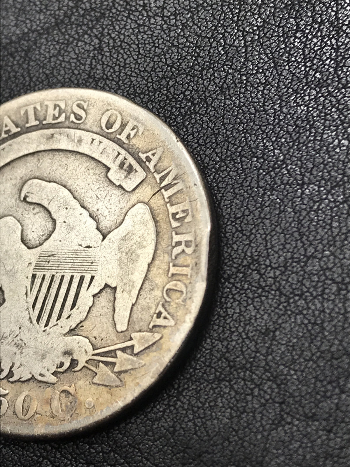 1829 Capped Bust Half Dollar 50C Silver Coin O-115 R-1 #E6851