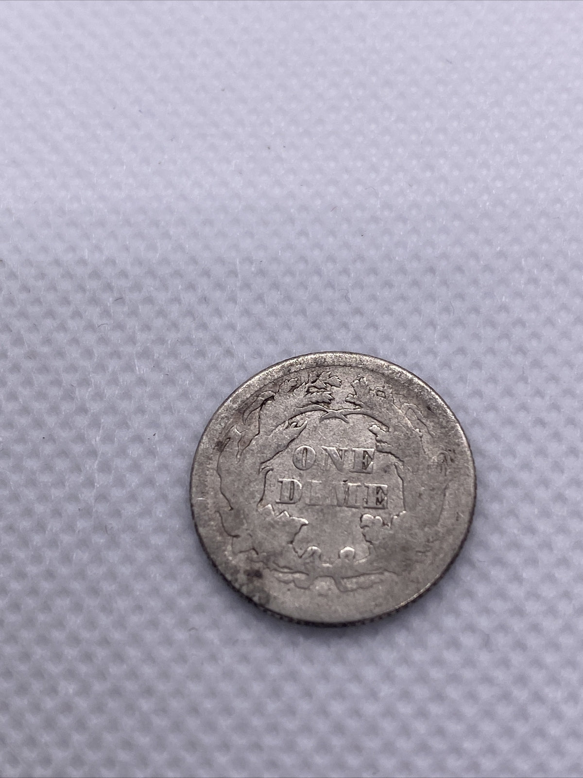 1875 S Seated Liberty Dime Silver 10 Cents Ten Cents Mintmark Below Bow #19277