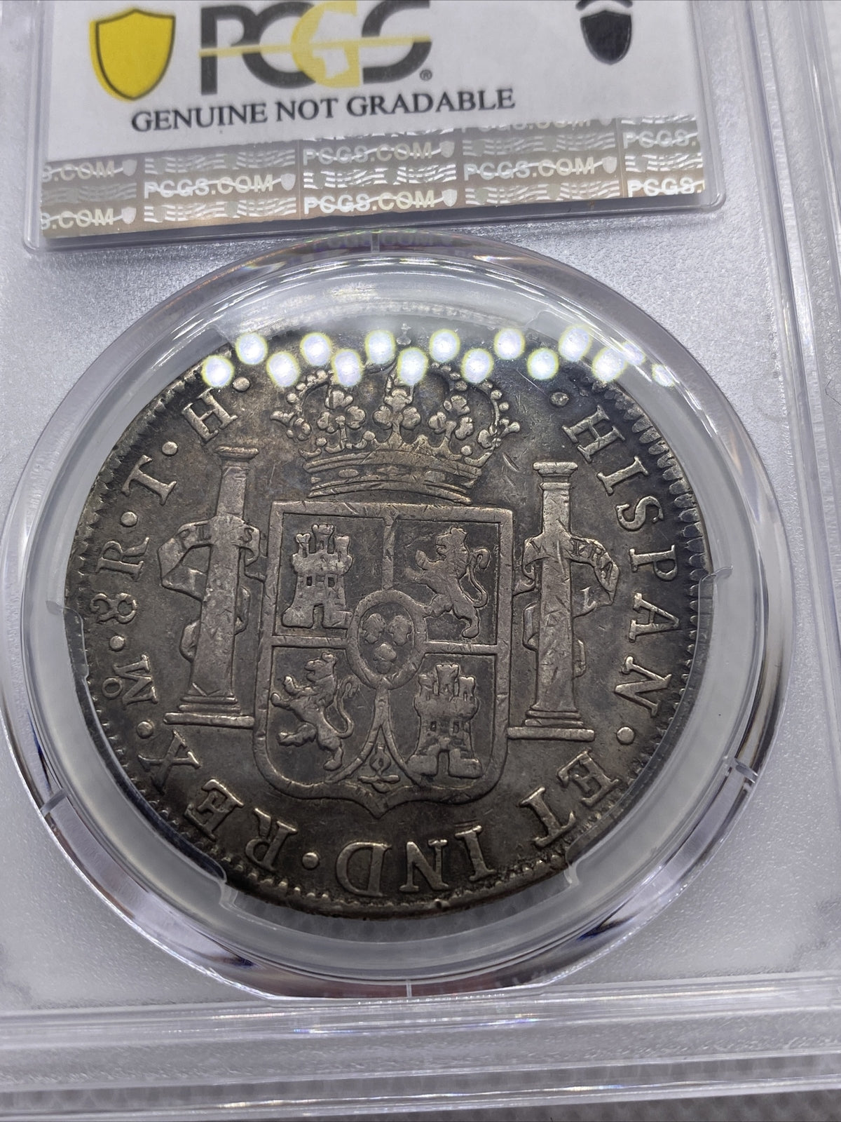 1805 Mo TH 8 Reales Mexico Silver 8R Calico-983 PCGS V Details #7947
