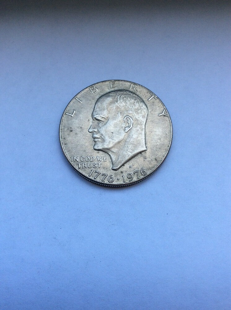 1976 D Eisenhower Bicentennial Dollar Type 1 Ike US Mint Coin $1 One Dollar #160