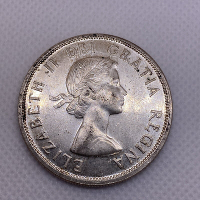 1958 CANADIAN SILVER DOLLAR BEAUTIFUL CANADA SILVER COIN #4700-10