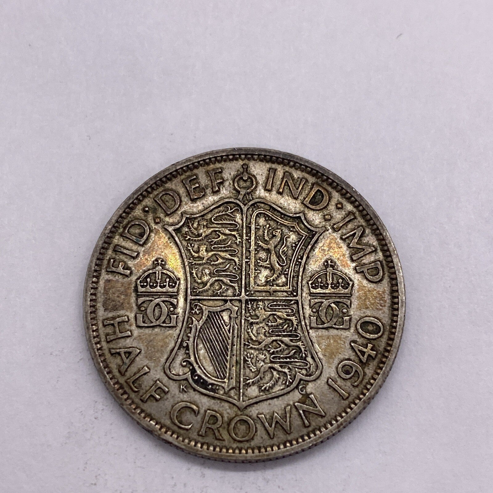 Great Britain, Half Crown 1940 silver coin #4322-10