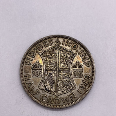 Great Britain, Half Crown 1940 silver coin #4322-10