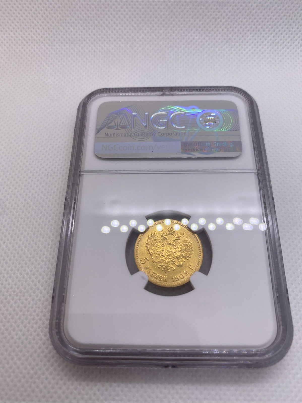 1902 5 Rubles NGC AU Details Beautiful Coin