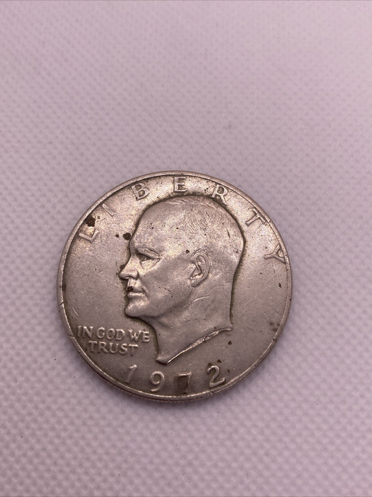 1972 Type 2 Variety $1 Eishenhower Clad Ike Dollar Coin Type 2 IKE Dollar