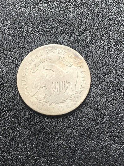 1827 10c Capped Bust Silver Dime JR-11 R-2 RARE #PP837