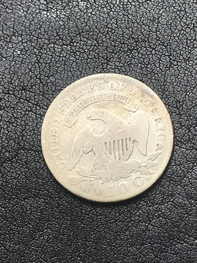 1827 10c Capped Bust Silver Dime JR-11 R-2 RARE #PP837