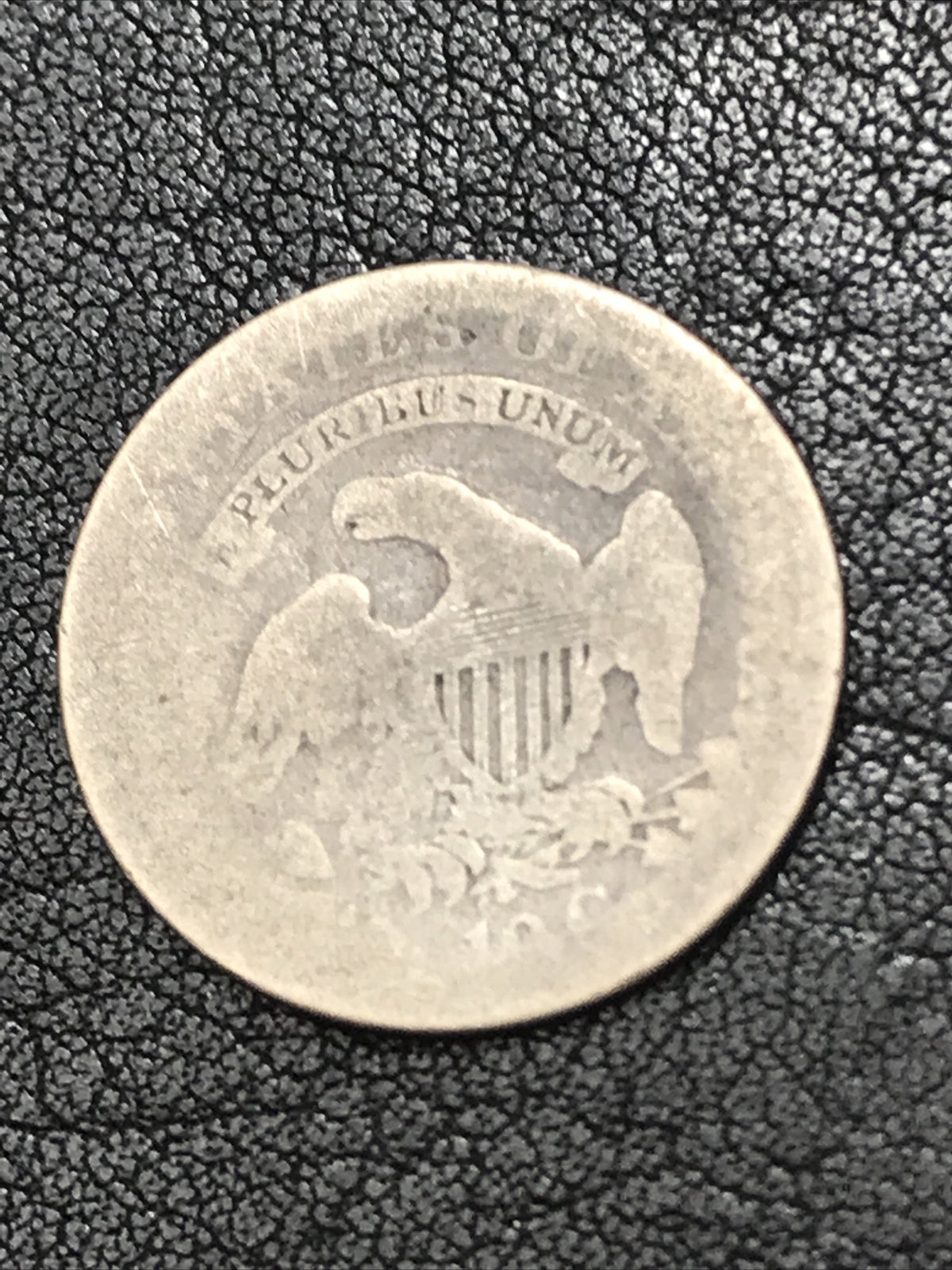1836 Capped Bust Dime 10c Silver Coin Fancy 8 JR-1 R-3 RARE #23155