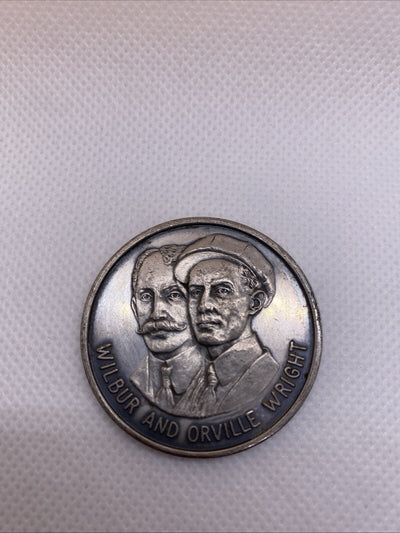 1969 Aviation TWA First Powered Flight Wright Brothers Medal 2581-10