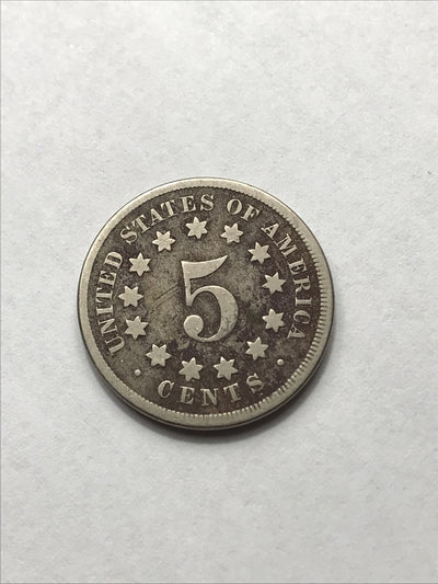 1867 Shield Nickel Great Beautiful Coin #YY67