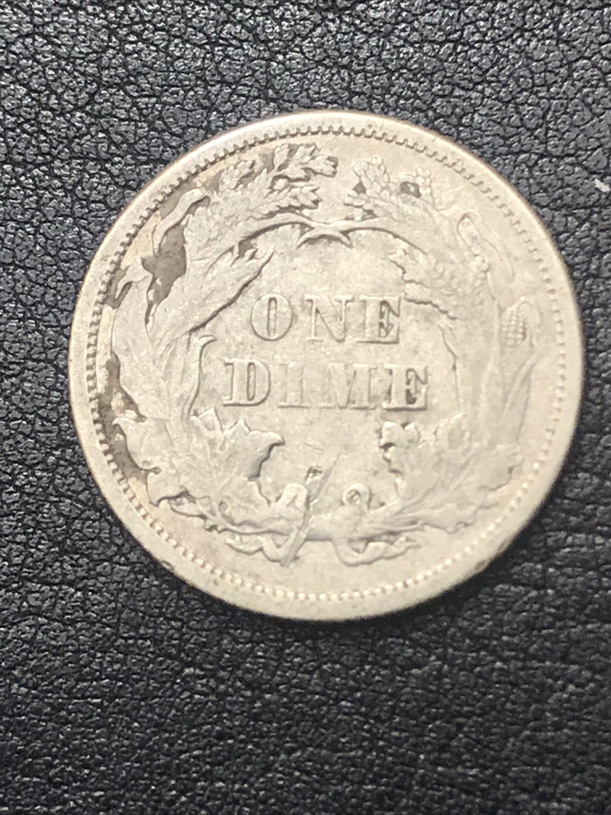 1876 Philadelphia Mint Silver Seated Liberty Dime #1279